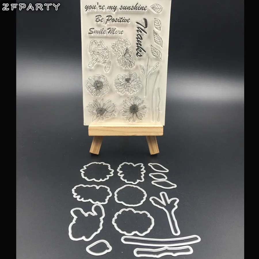 ZFPARTY новый прозрачный силиконовый набор штампов и для