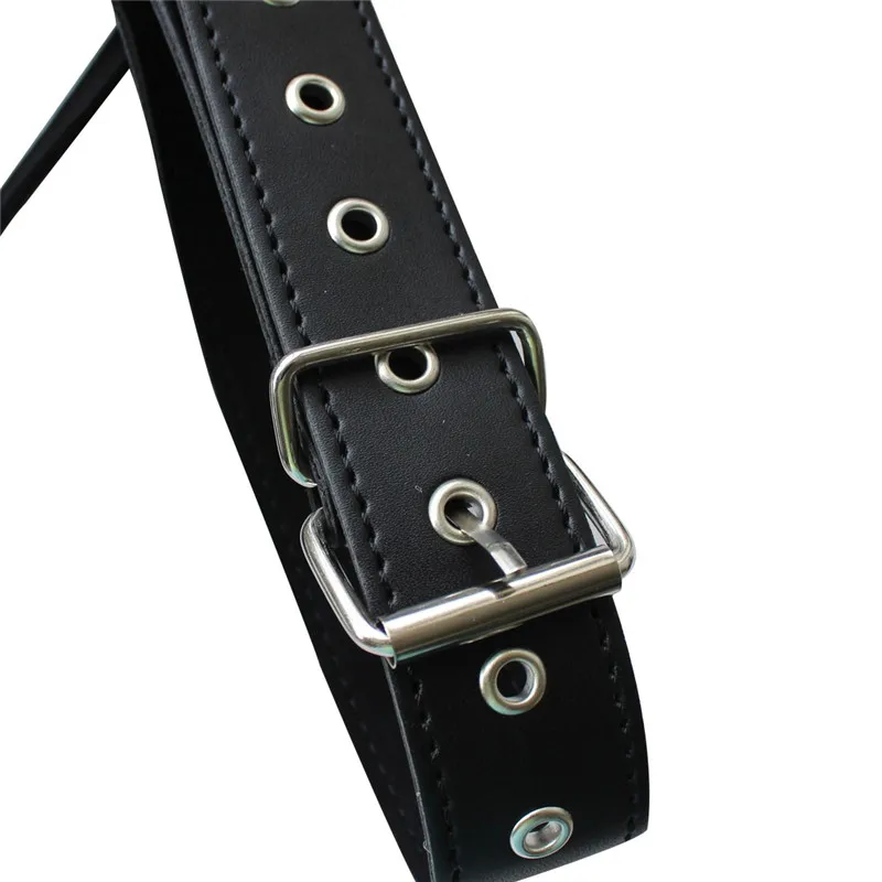 

MSemis Mens Bondage PU Leather Full Body Sexy Harness Restraint Set Adjustable Straps Open Butt Gay Mens Harness Bondage Club