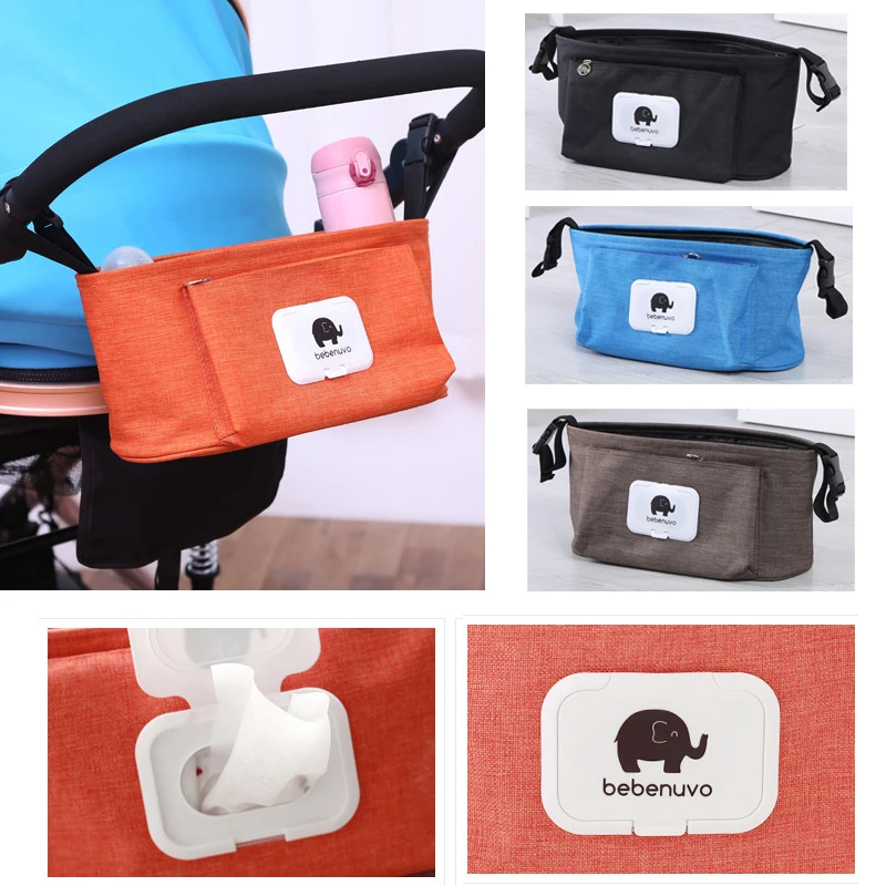 

Multifunctional Pram Pushchair Baby Stroller Storage Buggy Cup Bottle Holder Organiser Mummy Bag Stroller Accessories