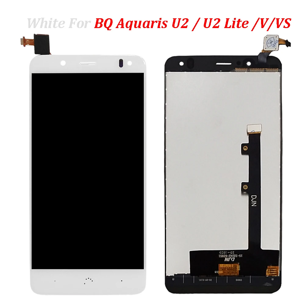 ЖК дисплей в сборе для BQ Aquaris U2 / Lite сенсорный экран V/VS 100%|Экраны мобильных