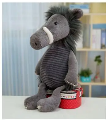 

about 35cm cute cartoon wild boar plush toy soft doll Christmas gift w1905