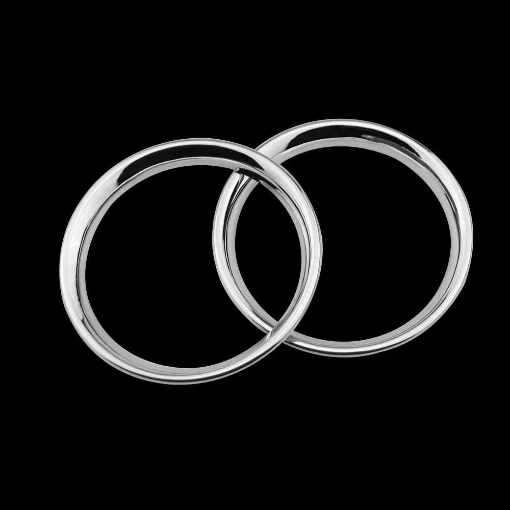 

Автомобильный Стайлинг ABS хромированное украшение для вентиляционного отверстия круги автомобильные накладки на выход воздуха наклейка д...