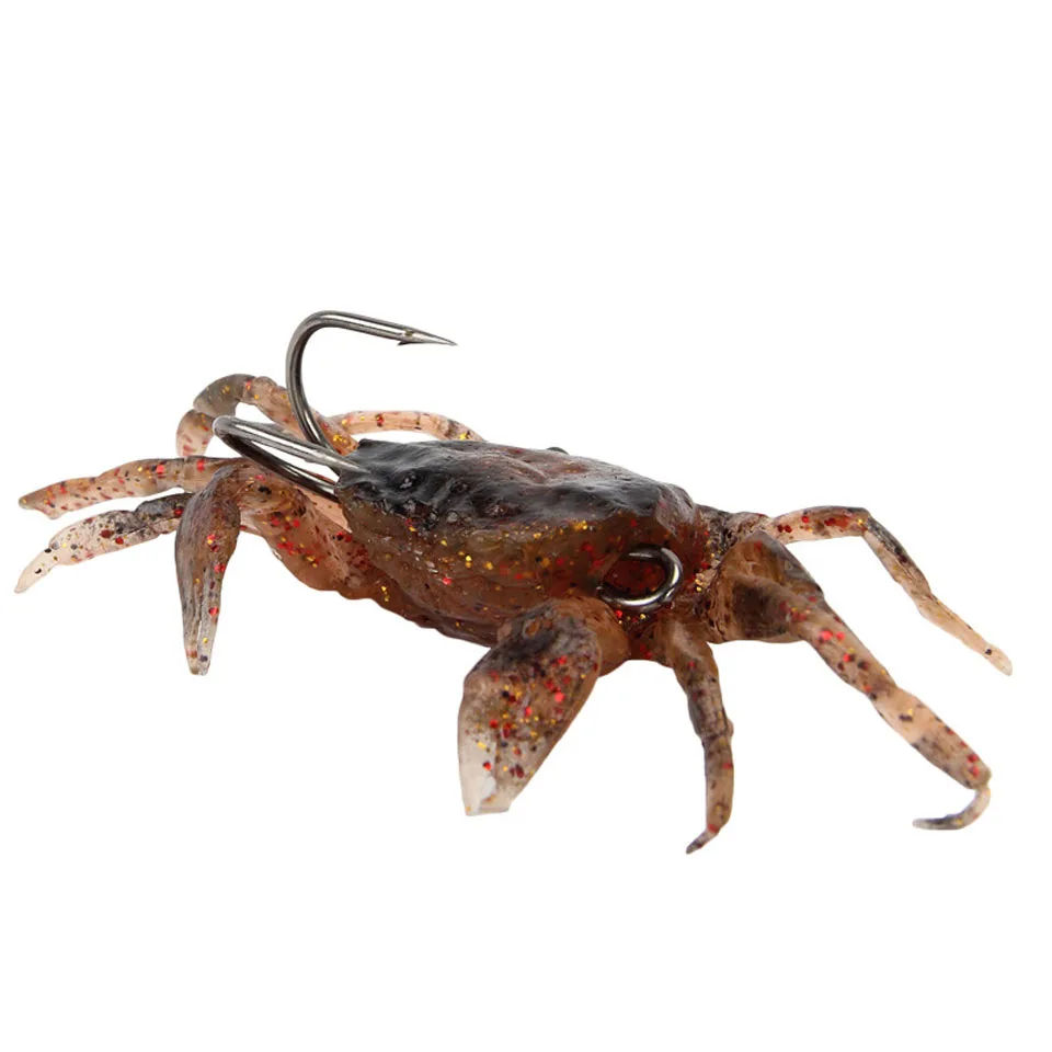 

1 Pcs 8cm 34.5g Fishing Lure Artificial Soft Fishing Lure Crab Bait Crab