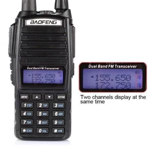 Baofeng UV-82 двухдиапазонный 136-174/400-520 MHz FM Ham двухстороннее радио+ наушник в Польшу/Испании 3 дня получения
