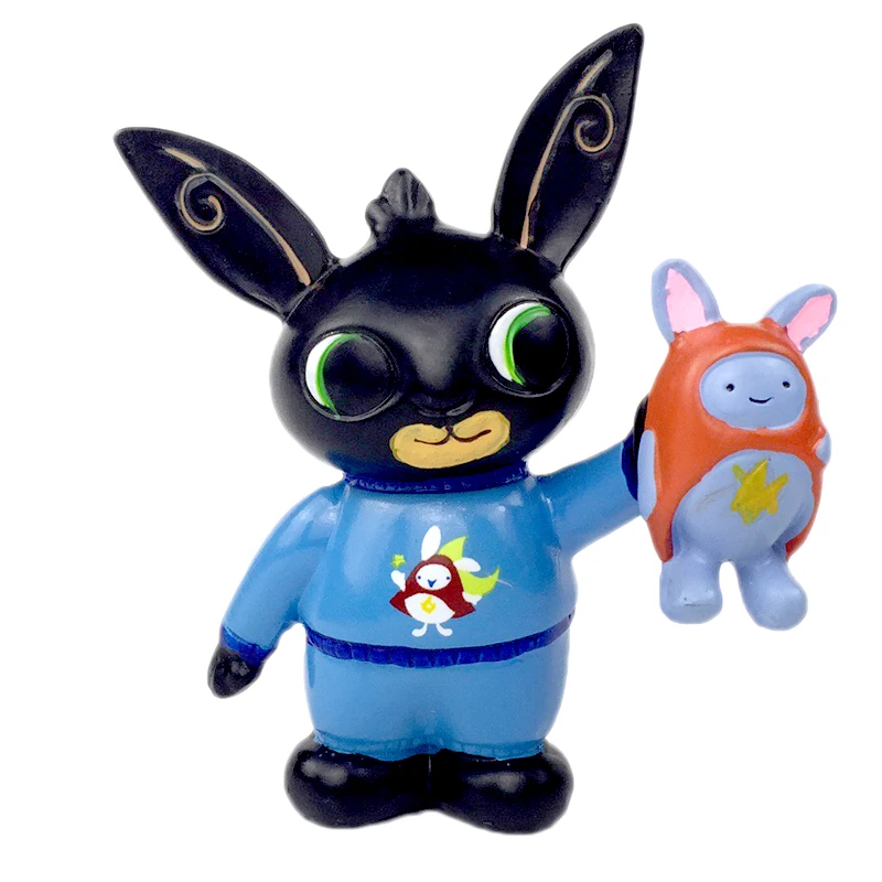 9cm Bing Bunny Плюшевые игрушки sula flop Hoppity Voosh pando кукла peluche куклы игрушки детские подарки на день рождения - Цвет: 9cm