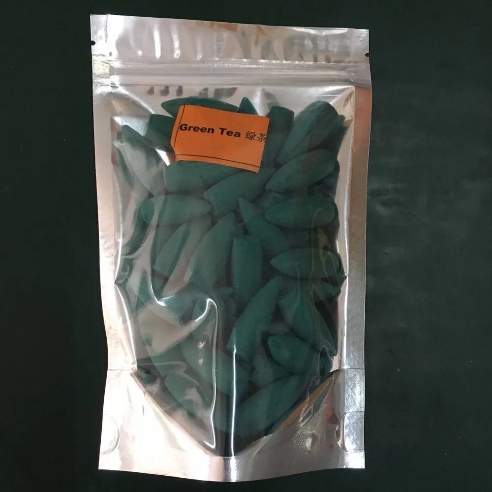 50 шт. больше 3 5 см натуральный рефлюкс башня благовония Сакура османтус жасмин