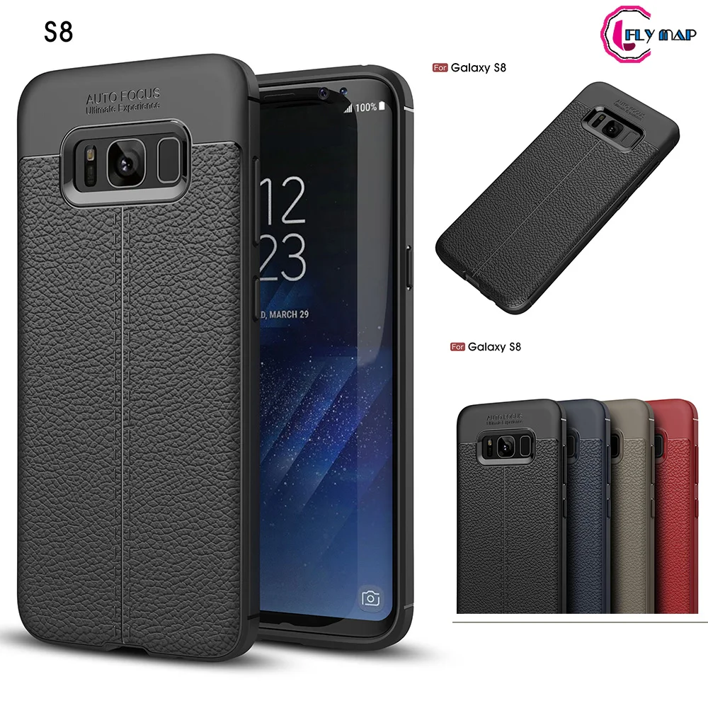 Fitted Case for Samsung Galaxy S8 S 8 8S G950 G950N G950F SM-G950F G950FD SM-G950FD PU Silicone Mobile Soft TPU Phone Cover |