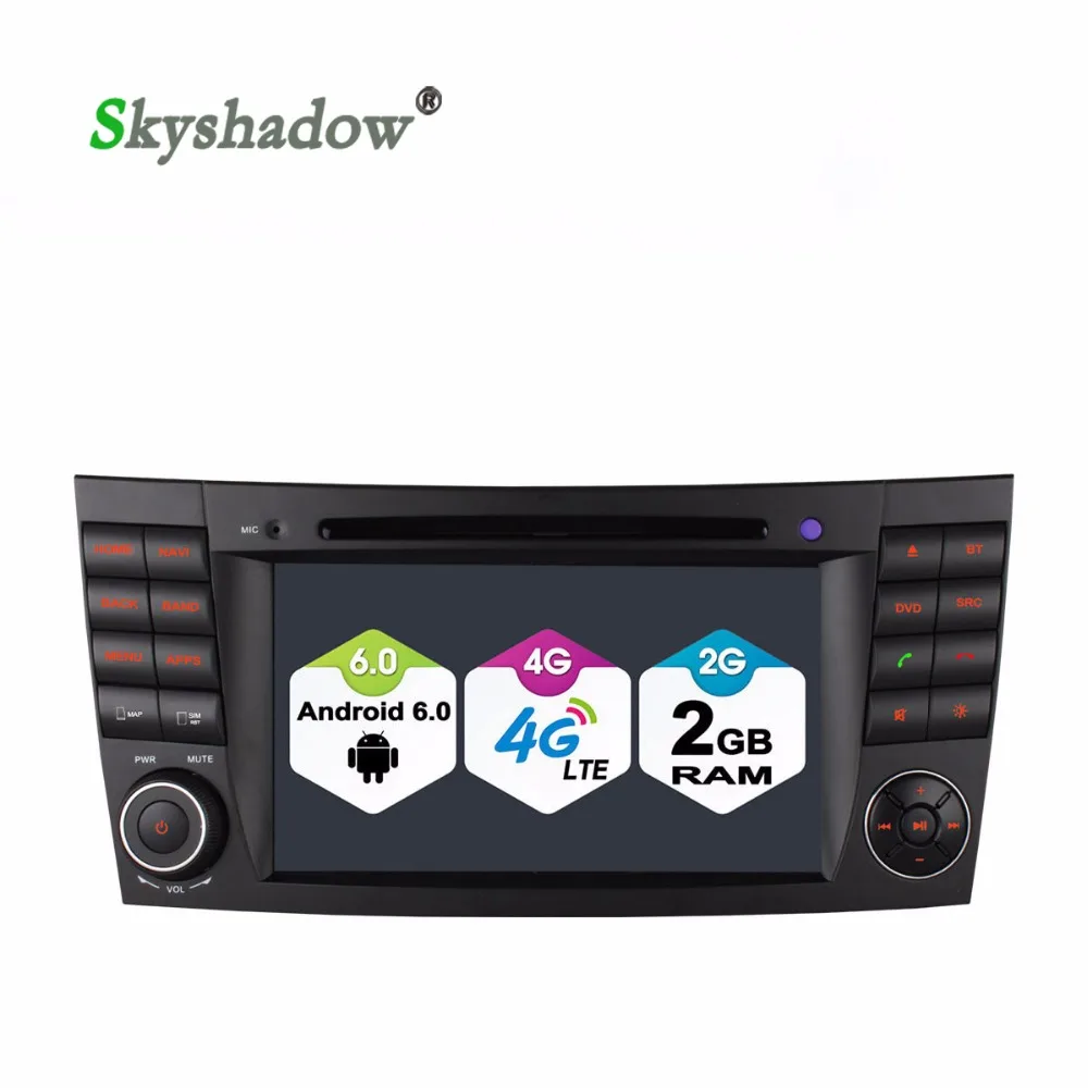Для Benz W211 W209 W463 W219 WIFI RDS радио GPS карта Bluetooth TPMS DAB + C500 2 Гб ОЗУ Android 6 0 4G SIM
