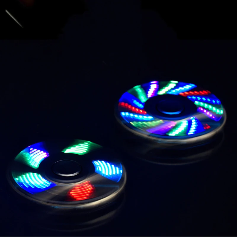 USB Зажигалка Spinner игрушечный гироскоп без газа пальцевая Игрушка Гироскоп флэш Tri