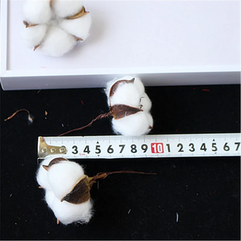 1 упаковка искусственный сушеный цветок хлопковая головка одна ветка имитация