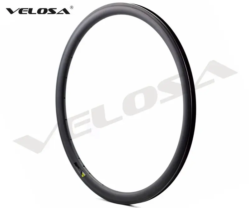 Полный углеродный обод для дорожного велосипеда 38 мм клинчерная трубка