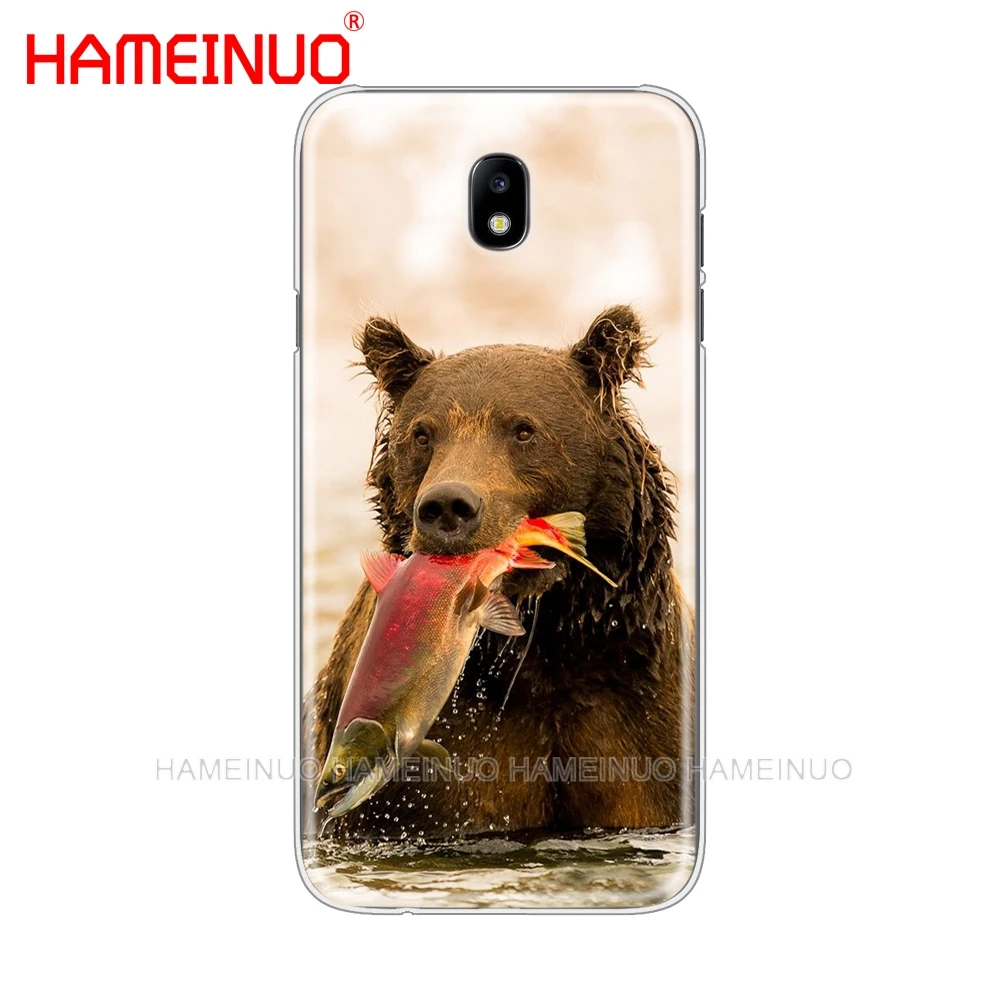 HAMEINUO одинарный Аляска коричневый медведь чехол для телефона Samsung Galaxy J3 J5 J7 2017 J527