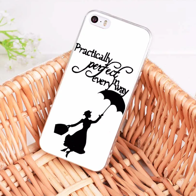 MaiYaCa Mary Poppins прозрачный мягкий ТПУ чехол для телефона чехол для iPhone X XR XS MAX 6 6s 7 7plus 8 8Plus 5 5S 11promax чехол coque