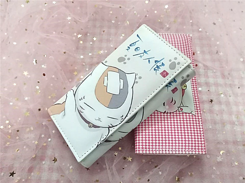 Natsume Yuujinchou, Длинный кошелек, женские кошельки с рисунками, портмоне, держатель для карт, кошельки, женский клатч, сумка для денег