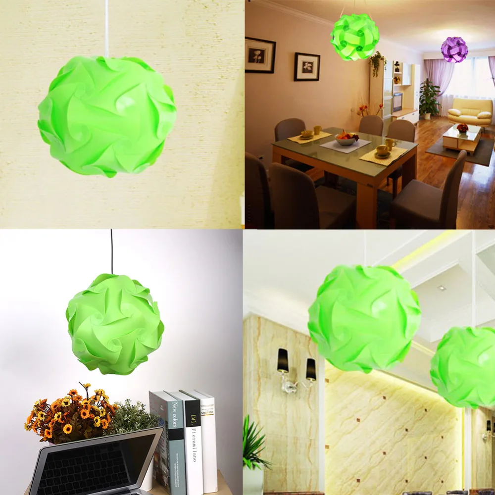 Главная Бар украшения головоломки Творческий Jigsaw Декор свет лампы Тенты лампа