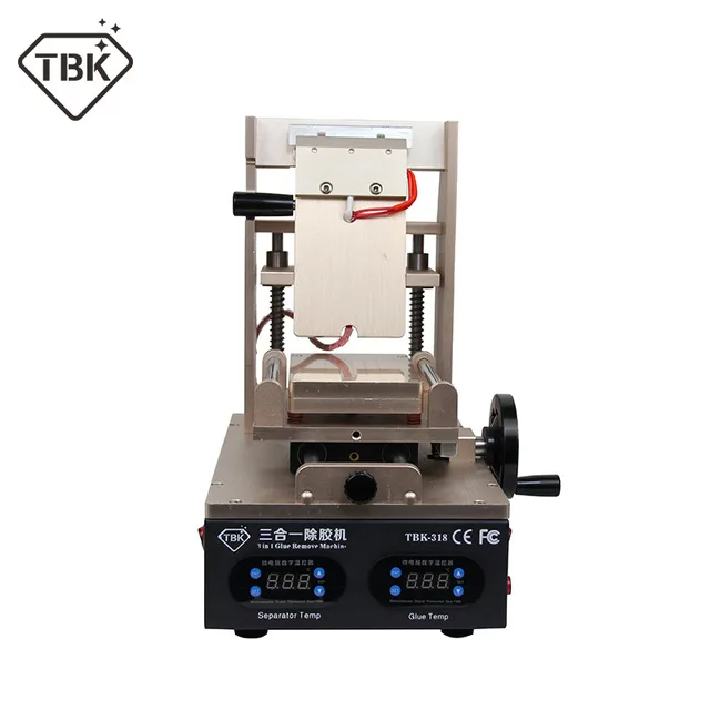 TBK-318 3 в 1 Вакуумный ЖК-экран сепаратор+ подогреватель+ ОСА клей поляризатор съемный Мобильный телефон ЖК-экран ремонт машины