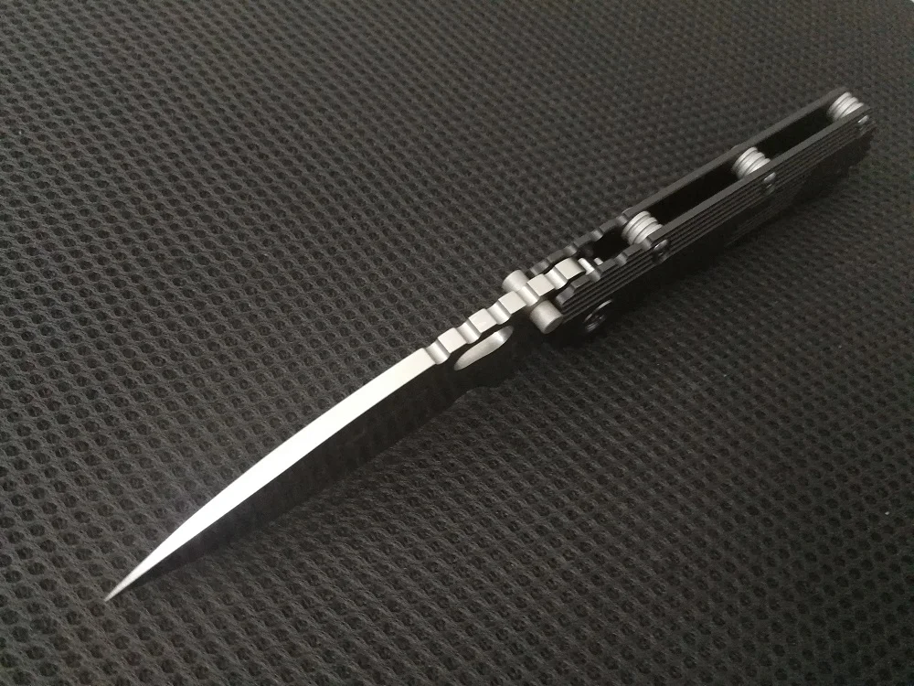 JohnnyJamie Custom Strider SMF 3 5 &quotчерный TC4 титановая ручка CPM S35VN лезвие тактические складные