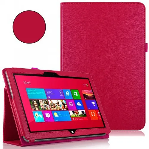 Чехол для microsoft Win 8 поверхности RT 10,6, GARUNK из искусственной кожи Защитная крышка для microsoft Win8 поверхности Rt 10,6 планшетный ПК - Цвет: Rose Red