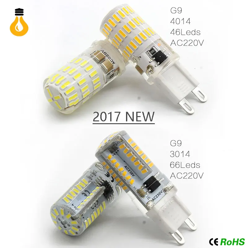 G9 Лампа AC 220V 230V 240V 3014 7W 8W 9W 10W 2835 Высокое качество керамическая Светодиодная лампа