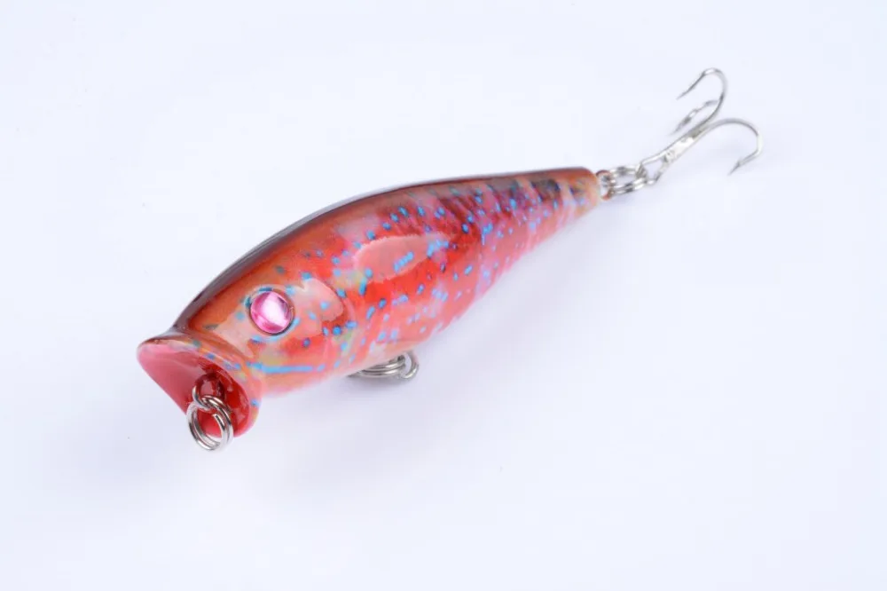 1PCS/lot Popper Lure 5 colors fishing tackle 7.5cm 7.8g lure bait | Спорт и развлечения