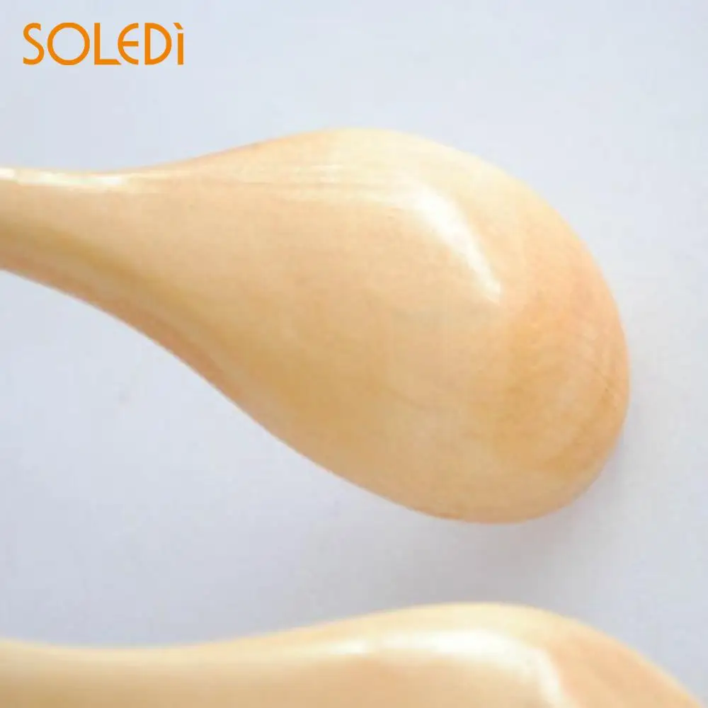 Деревянная ложка с сахарным вкусом для кухни и столовой маленькие круглые