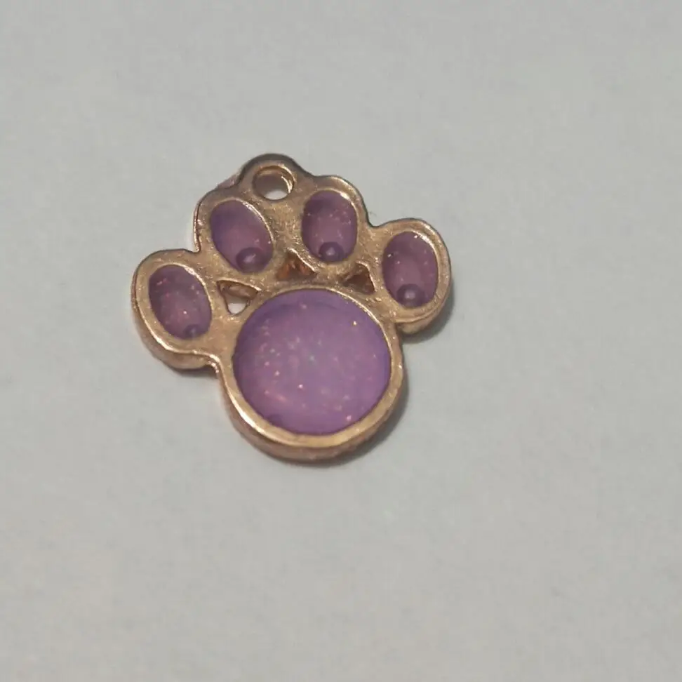 Новинка 12 шт. модная Античная Золотая эмалированная подвеска с принтом в виде