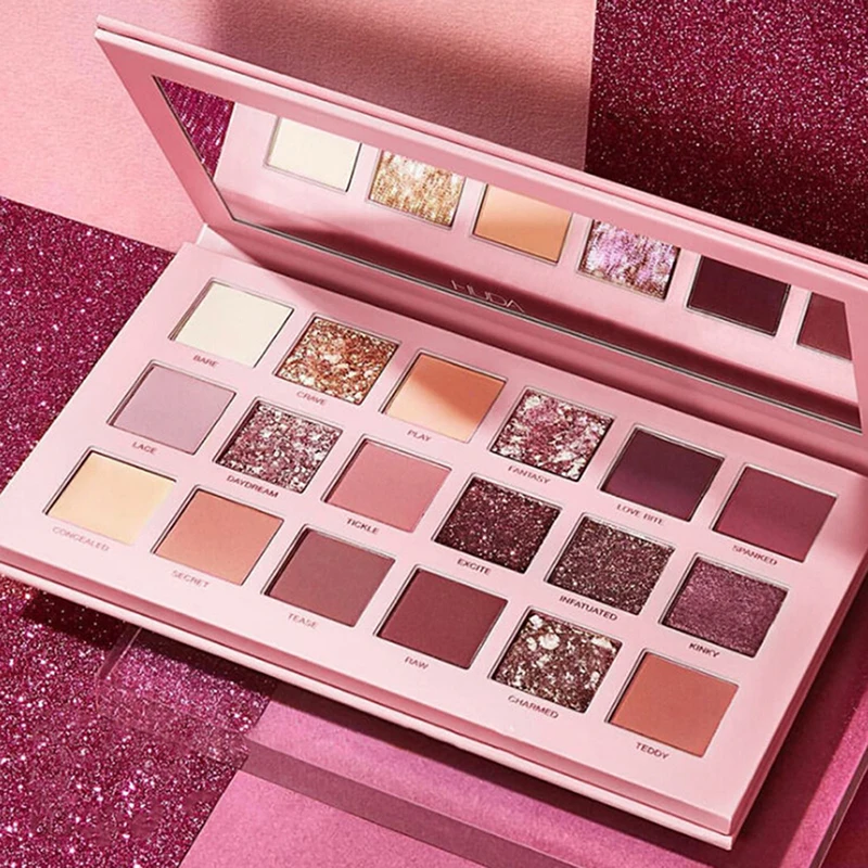 Палитра теней для век Beauty Creations Tease Me пудра водостойкий пигмент глиттер матовые