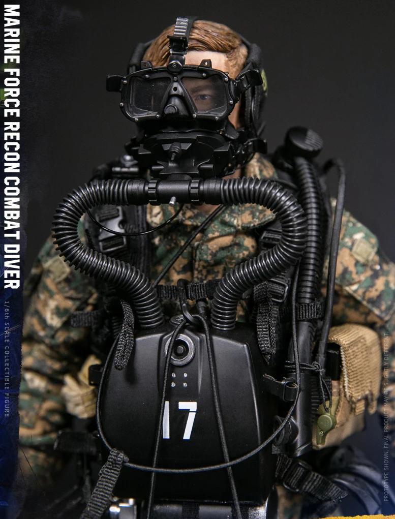 78055 1/6 USMC морская сила RECON COMBAT DIVER WOODLAND MARPAT камуфляжная версия модели для фанатов Коллекционные фигурки