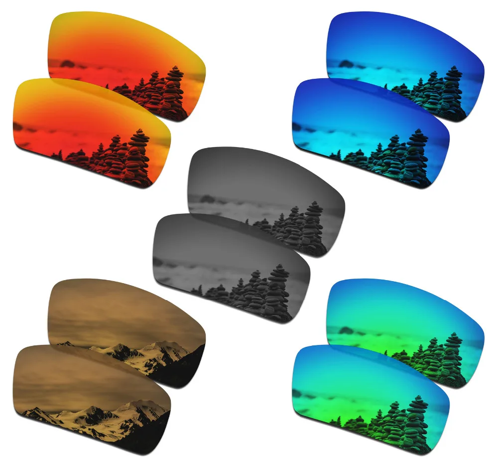 5 пар поляризованных солнцезащитных очков SmartVLT сменные линзы для Oakley Canteen 2006 -