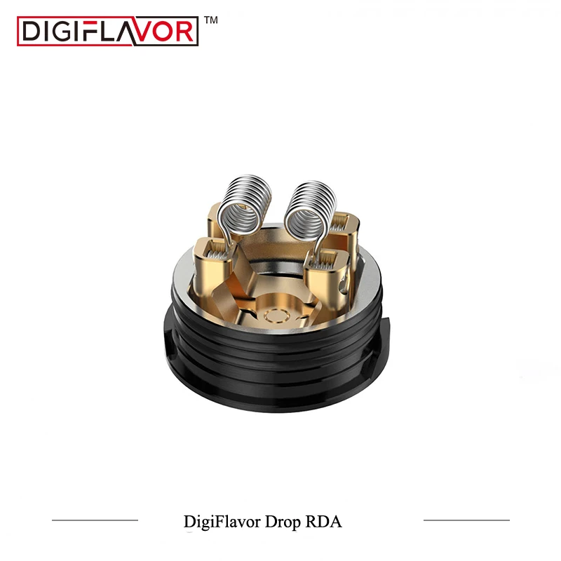 Оригинальный атомайзер Digiflavor DROP RDA с 4 большими отверстиями 510 Pin & BF Squonk