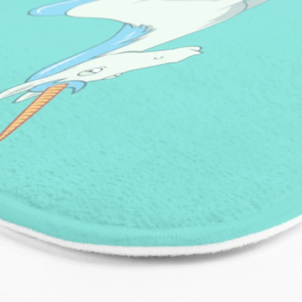 Unicorn Poop Bath Mat 17&quot x 24&quotPattern Fleece Rug Anti-Slip Doormat Home Decor | Дом и сад