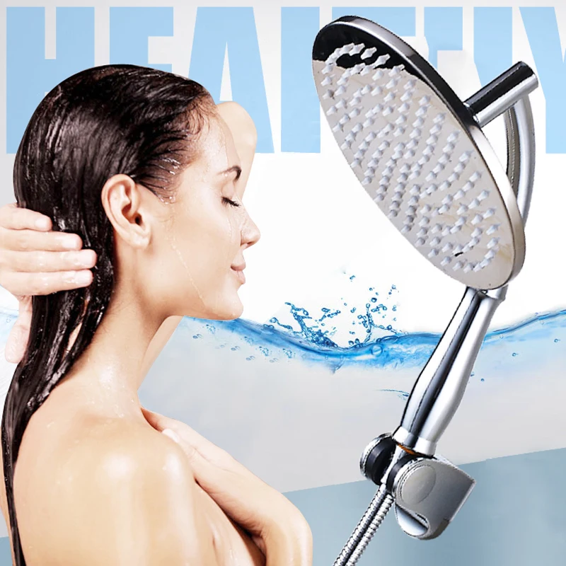 Uythner 8 дюймов хромированная насадка для душа + душевая рукоятка душевой шланг