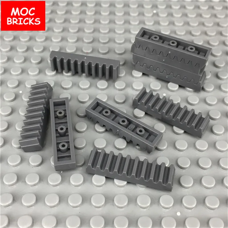 50 шт./лот MOC Bricks DIY Dolls темно серый Technic Gear Rack 1x4 fit с 3743 конструкторами игрушки для