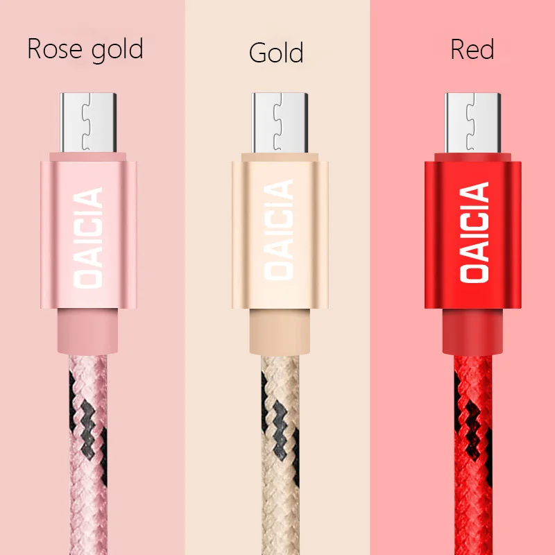 1 м 2 м Micro USB кабель 3A нейлон Быстрая зарядка USB кабель для передачи данных для samsung Xiaomi LG планшет Android мобильный телефон usb зарядный шнур