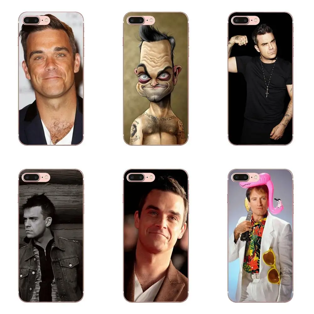 Uk Singer Star Robbie Williams Мягкий ТПУ топ продаж для Apple iPhone 4 4S 5 5C 5S SE 6 6S 7 8 Plus X XS Max