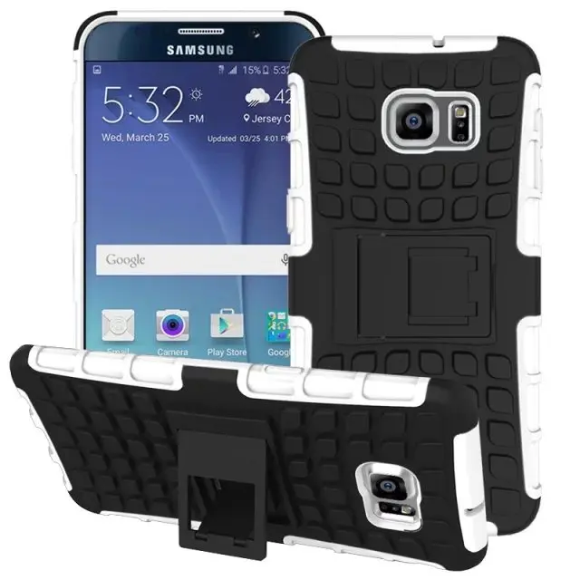 For Samsung Note 5 Edge Case Hybrid TPU+PC Hard Armor Shockproof With Stand Function Cover Cases Galaxy Note5 |