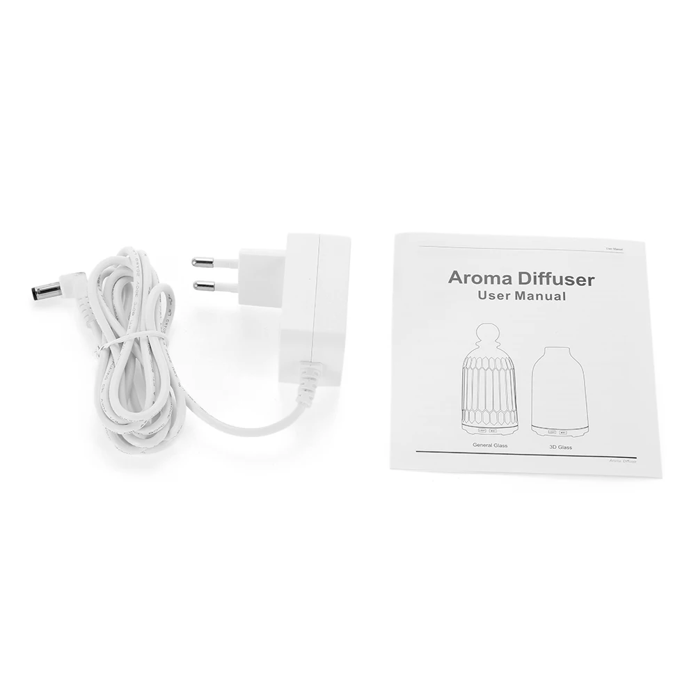 Аромадиффузор стеклянный со светодиодной подсветкой 120 мл|oil burner|aroma lamparoma lamps oil