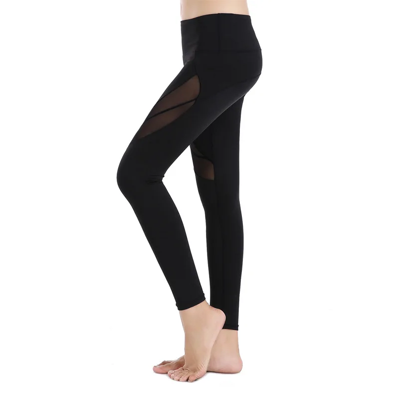 Ropa Deportiva Mujer прозрачные женские спортивные Леггинсы сетчатые сексуальные