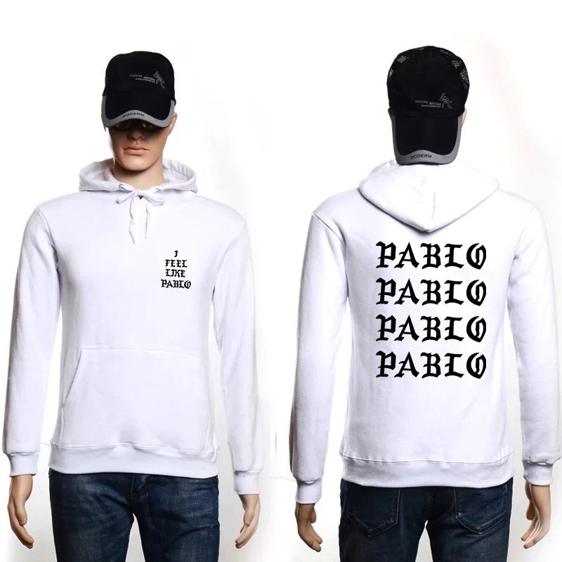 Модные толстовки с капюшоном Pablo I Feel Like Paul для мужчин и женщин бренд Kanye West