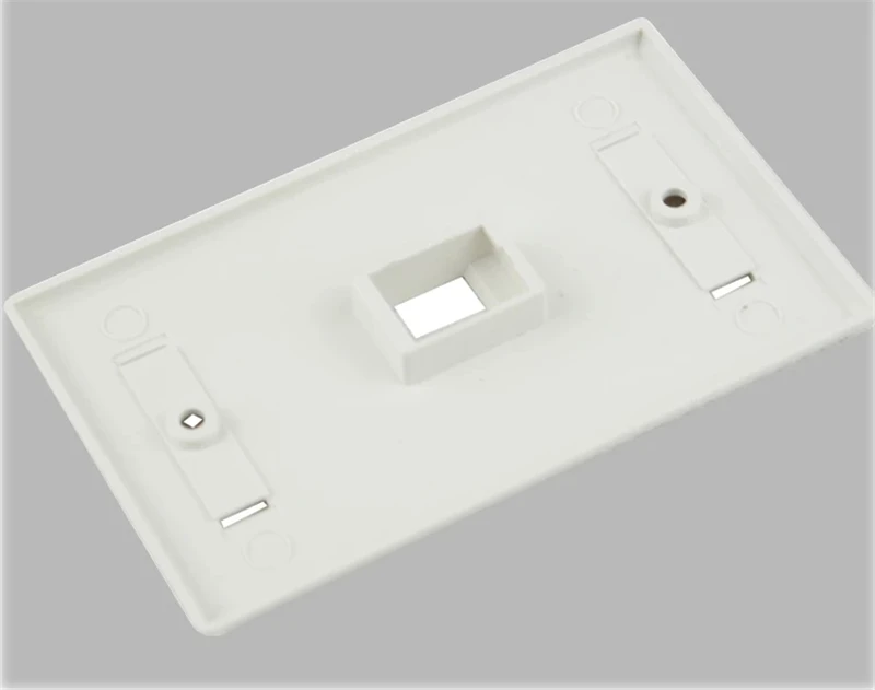30 pcs face plate 120 type single/dual port ABS white color American panel factory ELINK front good quality wholesales | Мобильные