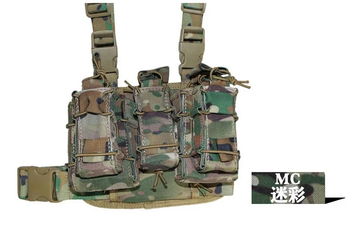 CP M4/M14/AK многофункциональная подвесная сумка для боеприпасов военное тактическое снаряжение армии MOLLE 1000D износостойкая страйкбольная охотничья сумка - Цвет: CP