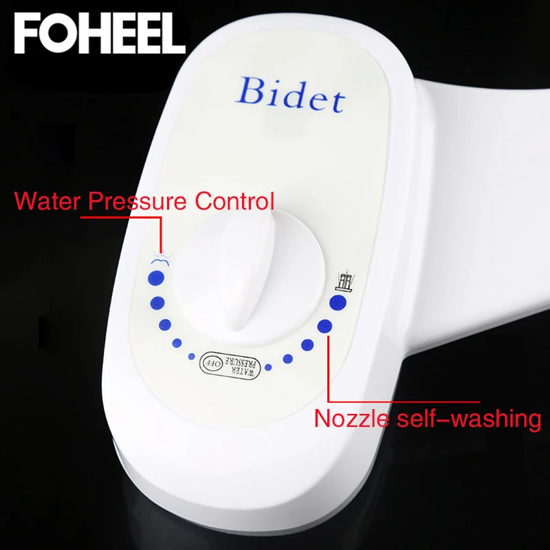 FOHEEL холодная вода неэлектрическое сиденье для унитаза Биде Ванная комната сиденье для унитаза биде опрыскиватель анальный двойной гинекологическое моющее биде