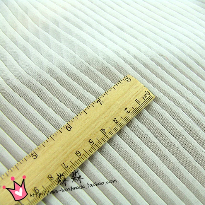 1 шт. складывающаяся ткань нового типа эта белая органза плиссированная