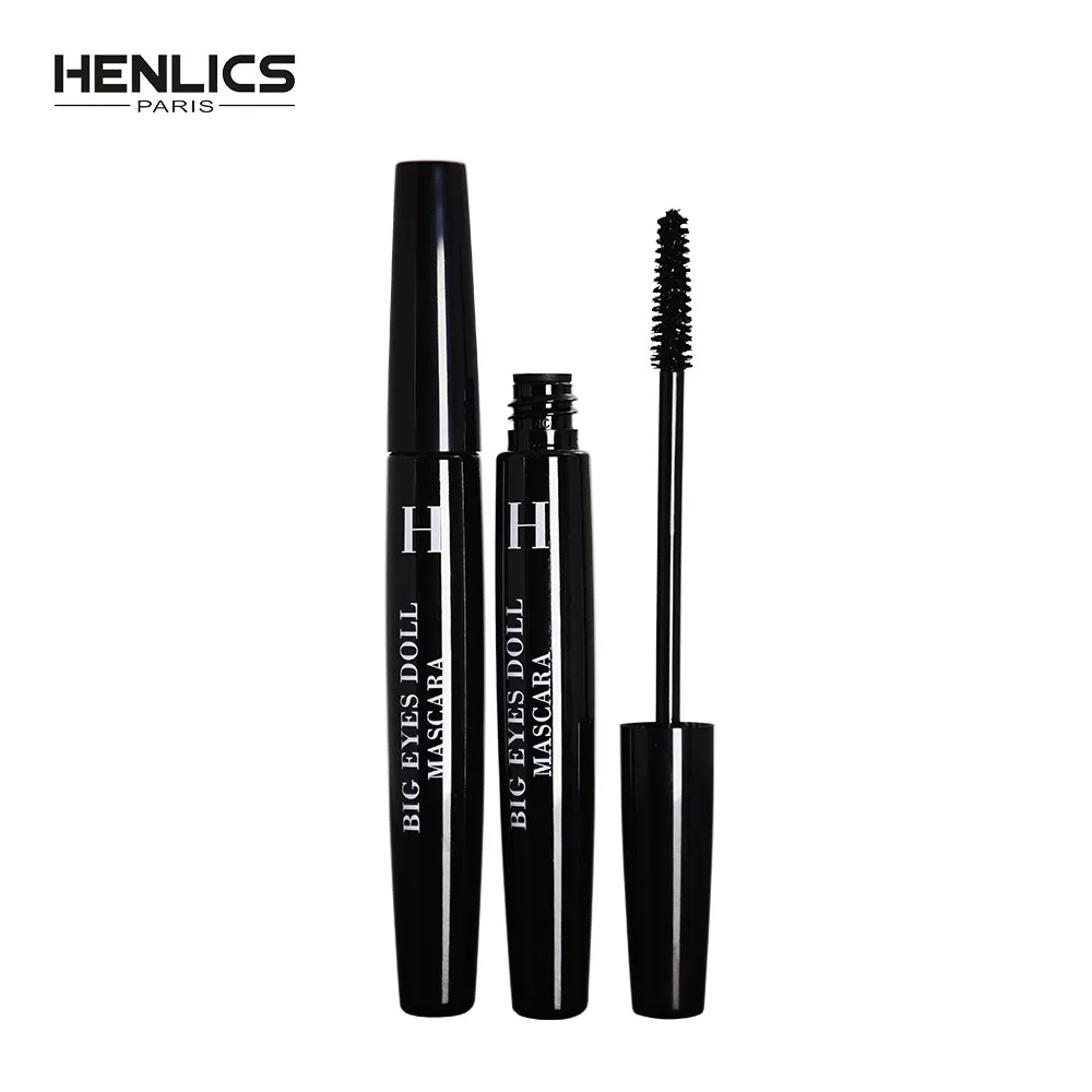 HENLICS Профессиональный объем свернувшись ресницы черная тушь Водонепроницаемый