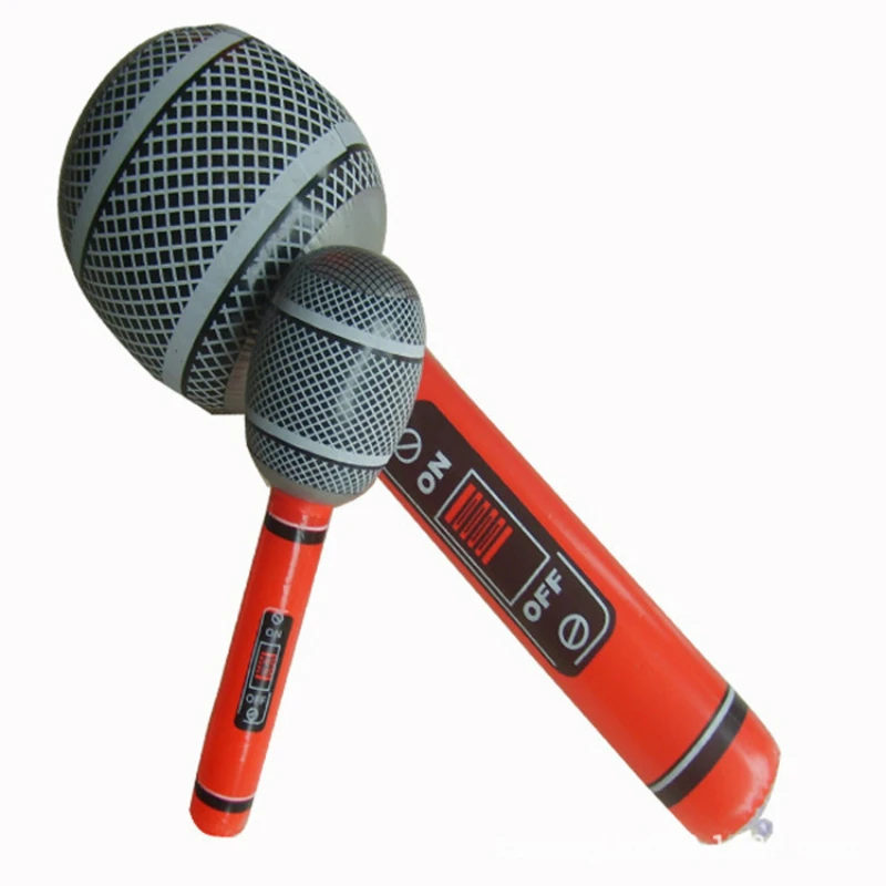 6 шт. ПВХ надувные игрушки микрофоны детские этап Моделирование реквизит событие