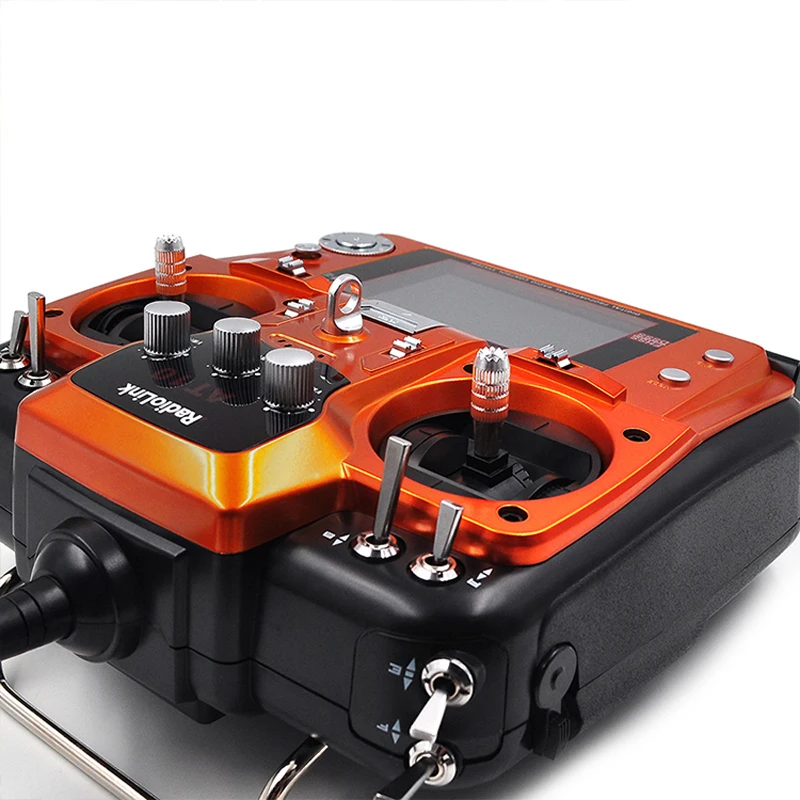 RadioLink AT10 II 2 4 Ghz 10CH RC передатчик с R12DS приемником PRM 01 модуль возврата напряжения для