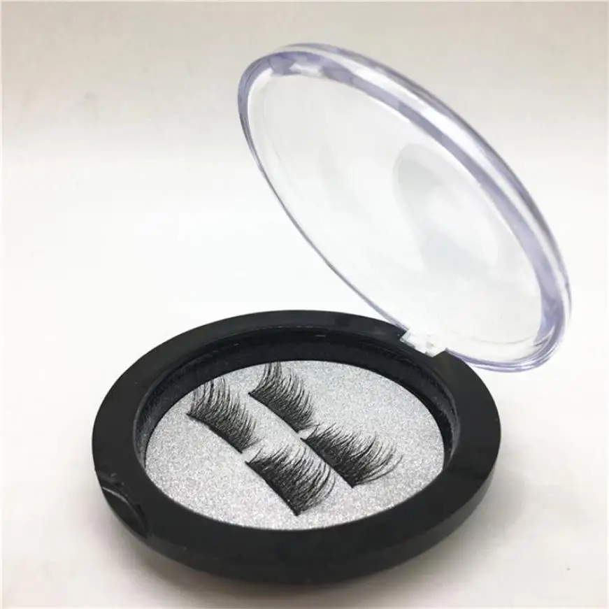 Outtop 1 пара 4 шт классические 3D одиночные магнитные накладные ресницы Инструменты
