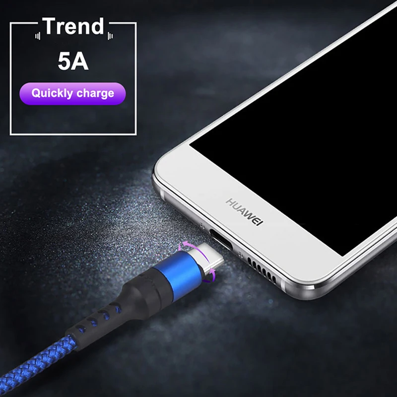 NOHON 5A type C USB кабель для быстрой зарядки SamSung Galaxy S8 Plus Xiaomi Mi5 зарядный передачи