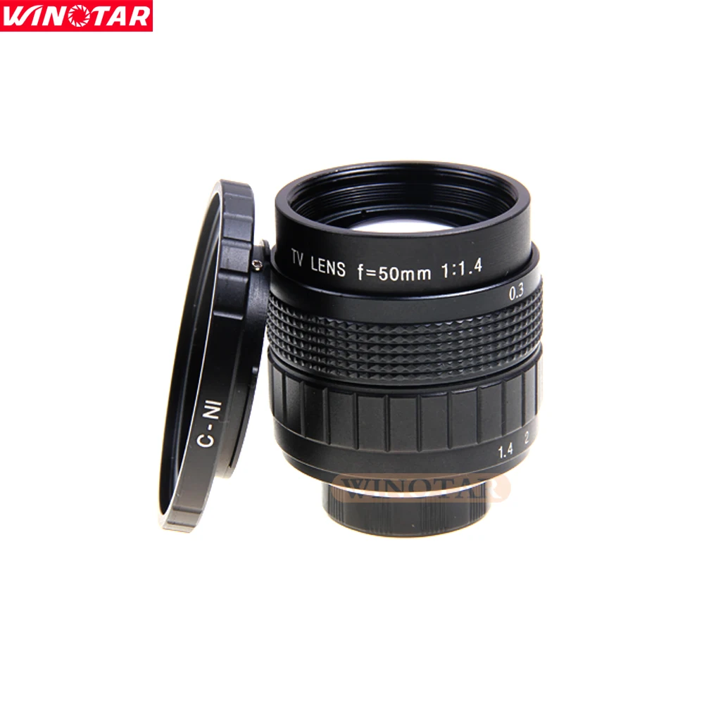 FUJIAN 50 мм f/1 4 C крепление CCTV F1.4 объектив + N1 макро кольцо для Nikon 1 S2 J5 J4 J3 J2 V1 V2 V3 AW1|50mm
