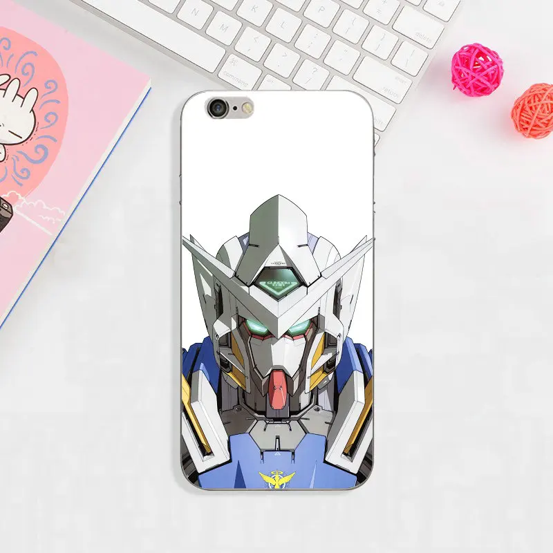 Cartoon Games Gundam Soft Clear TPU Silicon Mobile Phone Case For iphone 4 4s 5 5s se 6 6s plus 7 7plus 8 8plus X XR XS MAX | Мобильные